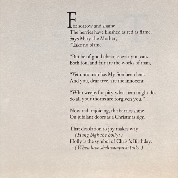 A Wreath of Christmas Legends Holiday Book Illustrated Snowflake Bethlehem - Picture 11 of 13